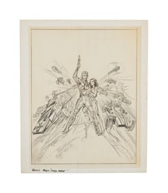 Megaforce | Dan Goozee Signed Original Marketing Concept Art