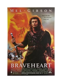 Braveheart | Mel Gibson Signed Poster