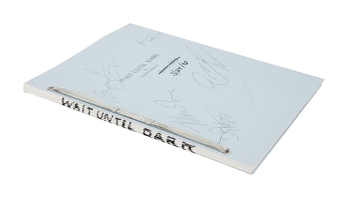 Quentin Tarantino | Signed "Wait Until Dark" Original Broadway Script