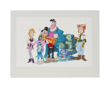 Disney Animation | "Warp Wilde" Unmade Animated Series Pitch Boards