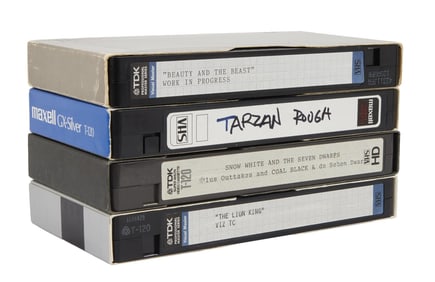 Disney Animation | "Beauty and the Beast - Work in Progress" and "Tarzan - Rough Cut" Tapes with
