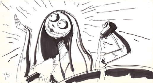 The Nightmare Before Christmas | "Sally" Storyboard Artwork (A)
