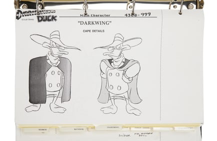 Darkwing Duck | Production Tapes with Producer's Model Sheets Binder