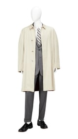 Mad Men | Don Draper (Jon Hamm) Screen-Worn Suit Ensemble and Topcoat from Pilot Episode