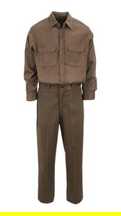 The Tree of Life | Mr. O'Brien (Brad Pitt) Ensemble: An ensemble worn by Brad Pitt as Mr. O&#39;Brien in the Terence Malick-directed coming-of-age drama&nbsp;The Tree of Life&nbsp;(Fox Searchlight Pictures, 2011). The ensemble is comprised of a long-sle