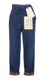 The Notorious Bettie Page | Bettie Page (Gretchen Mol) Flannel Cuff Jeans