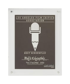 Paddy Chayefsky | 1976 Los Angeles Film Critics Association Award for "Network"