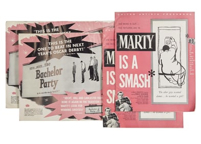 Paddy Chayefsky | Vintage Awards Campaign and Publicity Materials for "Marty," "Network," and Other