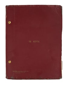 Paddy Chayefsky | 1971 "The Hospital" Script