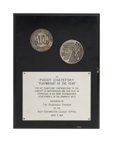Paddy Chayefsky | 1965 Playwright of the Year Award
