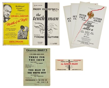 Paddy Chayefsky | Group of Broadway Theatre Window Cards