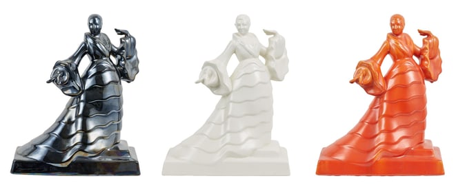 Josephine Baker | Three Boch Freres Keramis Pottery Figurines