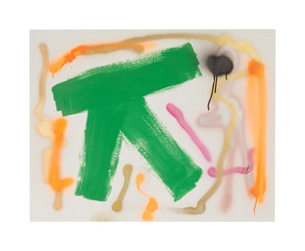 Dennis Hopper | 1984 Original Painting Study for His "Return, Taos, New Mexico" Exhibit (II)