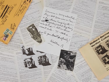 Dennis Hopper | Circa 1975 Wallace Berman Handwritten Letter, Signed Photo-Collages, and Other