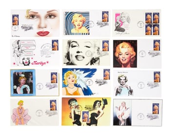 Marilyn Monroe | 1995 Huge Collection of USPS First Day of Issue Covers/Stamps