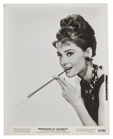 Audrey Hepburn | 1961 Black and White Publicity Photograph from "Breakfast at Tiffany's"