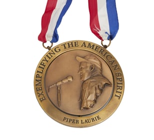 Piper Laurie | 2000 USO "Spirit of Hope" Award Medallion