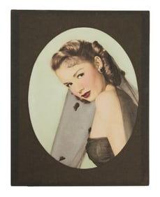Piper Laurie | Circa 1952 Hand-Tinted Photograph