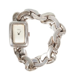 Raquel Welch | Circa 1990s Solid Silver Wristwatch