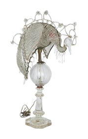 Gone With The Wind | 1939 Ornate Peacock Table Lamp from "Belle Watling's" Parlor