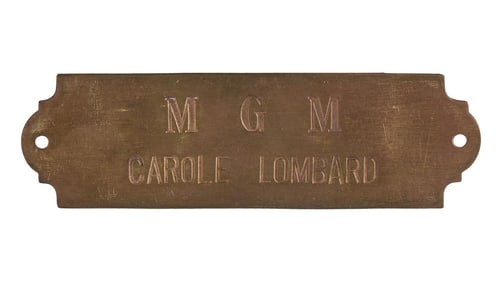 Carole Lombard | Circa 1940s Metro-Goldwyn-Mayer Nameplate