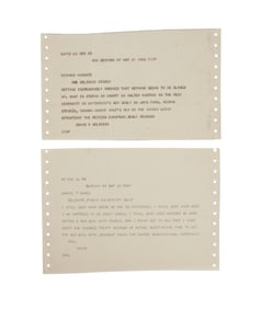 David O. Selznick | Telegrams About Vivien Leigh, Alfred Hitchcock, Greta Garbo