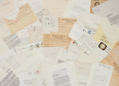 Joseph Cotten | 1940s-1960s Large Group of Correspondence