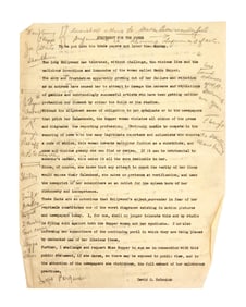 David O. Selznick | Circa 1950 'Statement for the Press' Challenging Hedda Hopper