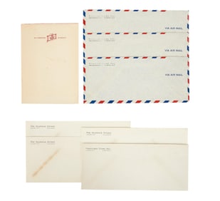David O. Selznick | Vanguard and Selznick Studio Stationery