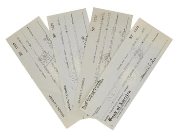 David O. Selznick | 1942-1943 Checks from His Business Partner