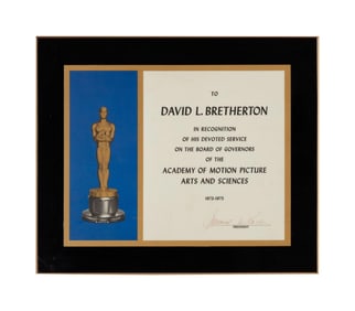 Academy of Motion Picture Arts and Sciences | 1970s Citation