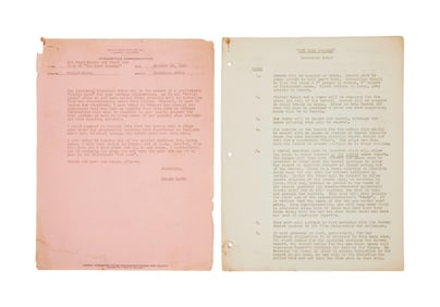 Dark Passage | Delmar Daves Memo and Description Pages