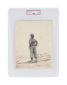 Charlie Chaplin | Rare Signed "The Tramp" Photo