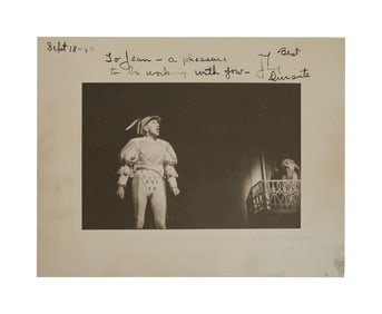 Jimmy Durante | 1940 Signed Black and White Photograph