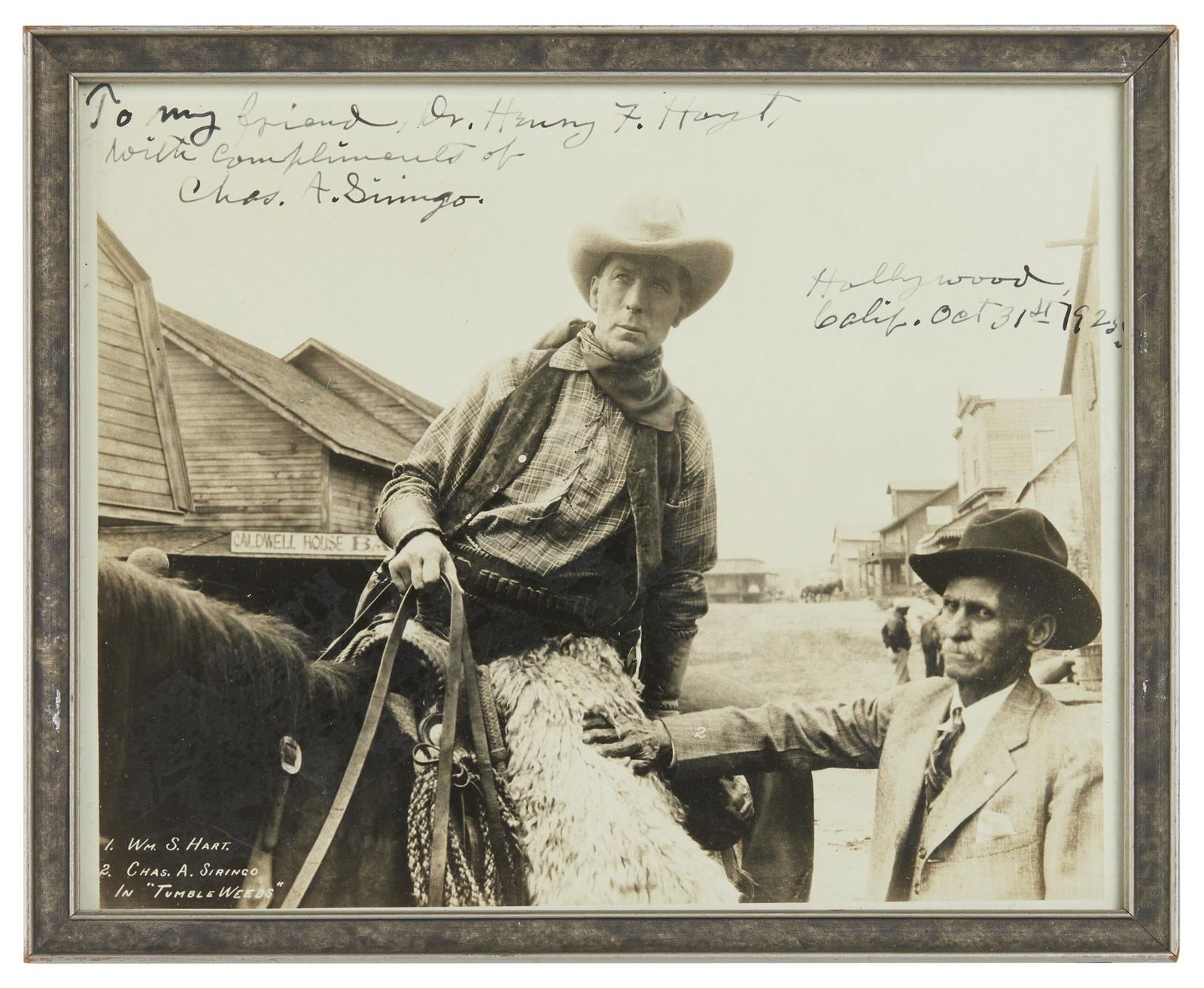Charlie Siringo | 1925 Signed Sepia Photograph (1 of 1)