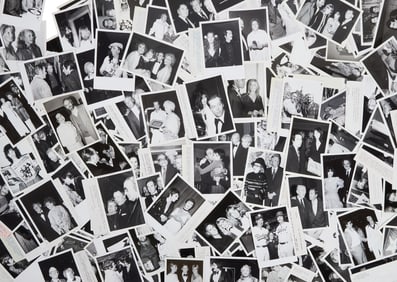 Celebrities | 1970s-1980s Massive Collection of Black and White Paparazzi Photographs by Yani