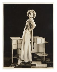 Clara Bow | 1930 Black and White Publicity Photograph from "Her Wedding Night"