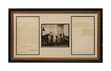 Marx Brothers | 1933 Signed Important Document