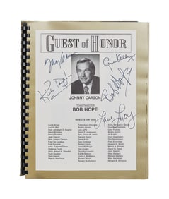 Gene Kelly, Lucille Ball, Et Al. | 1979 Signed Friars Club Program