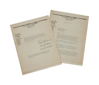 Ed Sullivan | 1944 Signed Letter