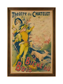 The Theatre du Chatelet | "La Biche Au Bois" 1896 Lithograph Poster