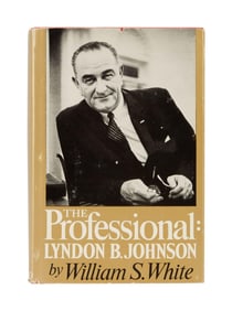 Debbie Reynolds | Lyndon B. Johnson Signed and Inscribed "The Professional" Book
