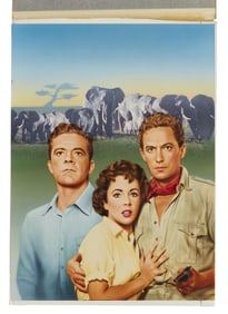 Elizabeth Taylor | "Elephant Walk" VHS Cover Art