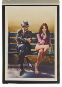 The Last of the Red Hot Lovers | VHS Cover Art Proof Featuring Alan Arkin and Paula Prentiss