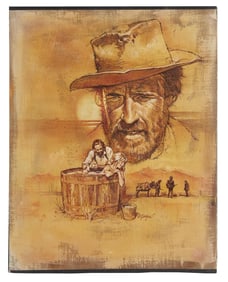 The Ballad of Caleb Hogue | 1970 VHS Concept Art Featuring Jason Robards and Stella Stevens