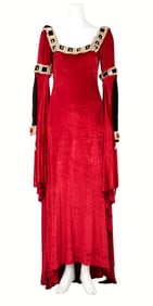 Cher | 1972 & 1973 Red Velvet Costume Gown Worn on "The Sonny & Cher Comedy Hour"
