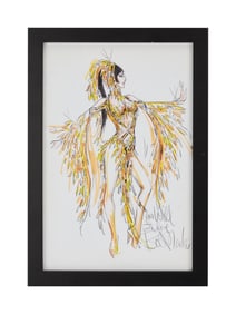 Cher | 2009 Costume Print Signed by Bob Mackie