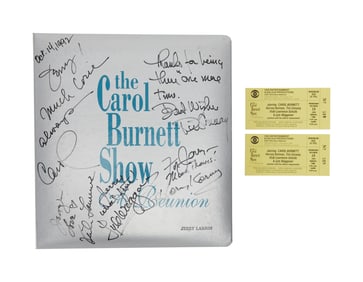 The Carol Burnett Show | Cast-Signed Production Binder with Original Script and Tickets to Taping
