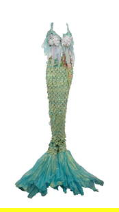 The Little Mermaid | 1990 Academy Awards Number Worn Costume (B): A mermaid ensemble created for the 1990 Acadamy Award Ceremony Best Song nominee performance of &quot;Under the Sea&quot;&nbsp; from the&nbsp;The Little Mermaid (Walt Disney Productions, 1989). Ensemb