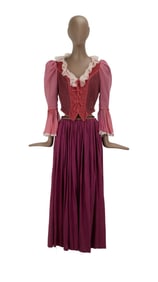 Vintage Dress Ensemble | 19th Pink and Purple Costume
